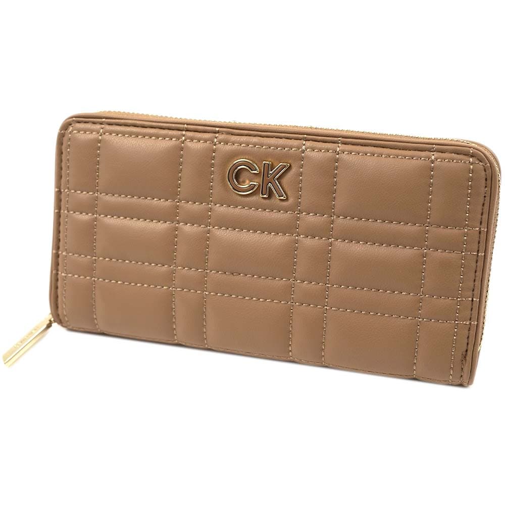 カルバンクライン カルバンクライン 財布 長財布 ラウンドファスナー ベージュ Calvin Klein K60K609912RBC