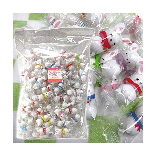 【5と0のつく日限定クーポン付！】大容量 うさぎ チョコレートボール 500g×1袋 業務用 ばらまき チョコ 個包装 大量 チョコレート 詰め合わせ ウサギ 兎 かわいいチョコ お配り お配り用 お菓子