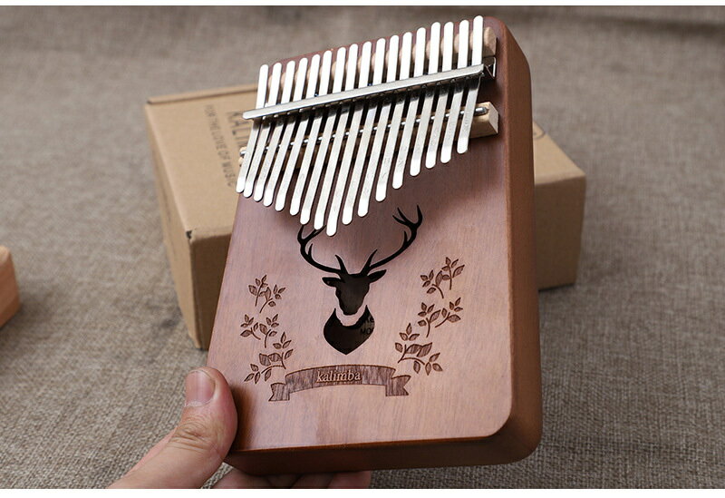 Kalimba カリンバ 親指ピアノ 17キー 楽器 演奏 初心者向け 子供用 ピアノ プレゼント ギフト 小型 持ち運び 初心者 民族楽器 民族 楽器 おしゃれ お洒落 簡単 プレゼント 贈り物