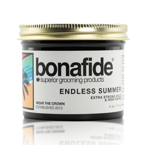 ボナファイドポマード ザエンドレスサマー 113g (BONAFIDE POMADE/The Endless Summer) ポマード 水性 ヘアワックス ヘアグリース ヘアジェル ツヤあり ハード ストロング ヘアー メンズ 整髪料 スタ