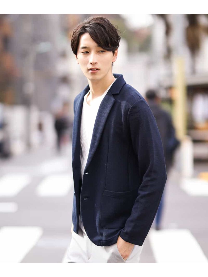 [Rakuten Fashion]【SALE／60%OFF】ハニカムジャーディガン a.v.v アー・ヴェ・ヴェ コート/ジャケット コート/ジャケットその他 ネイビー グレー【RBA_E】