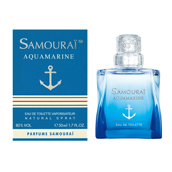 アランドロン 香水（メンズ） アランドロン 香水 メンズ サムライ アクアマリン EDT・SP 50ml 香水 フレグランス プレゼント 贈り物 ギフト SAMOURAI AQUAMARINE ALAIN DELON