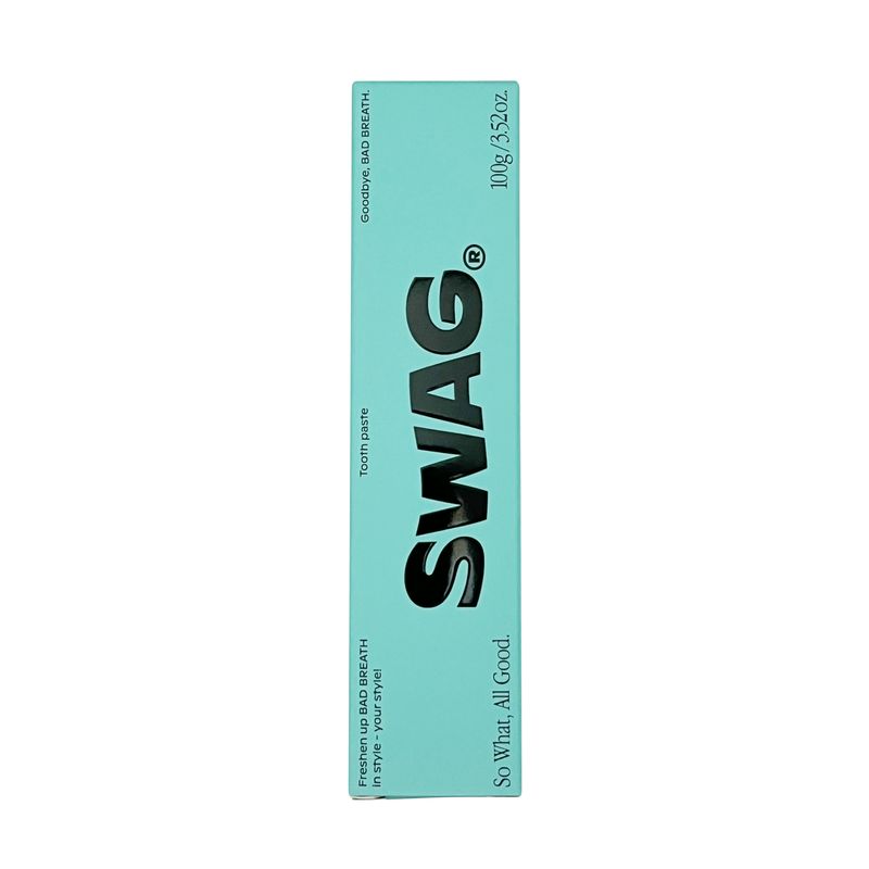 SWAG スワッグ 歯磨き粉 スーパーミント 100g キシリトール配合 口臭予防 歯磨き粉 ミント強め 歯磨き粉 おしゃれ