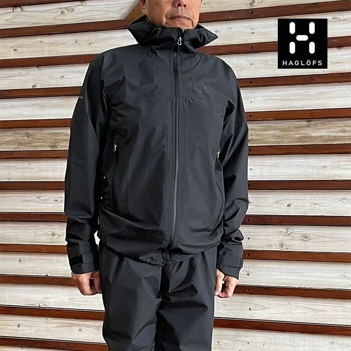 ホグロフス ジップアップパーカー メンズ HAGLOFS Haglofs ホグロフス 607610 国内正規品 L.I.M Airak 2,5L Jacket Men リム エアラック 2.5L ジャケット TrueBlack