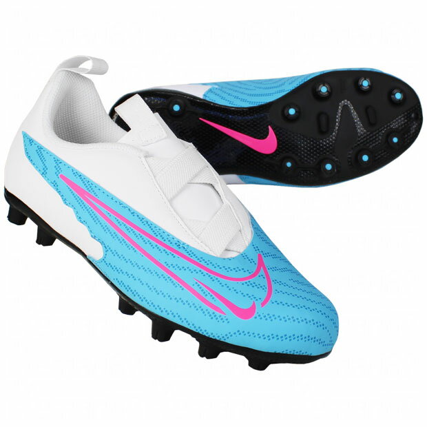 【ポイント10倍】ジュニア ファントム GX アカデミー HG　バルティックブルー×ピンクブラスト　【NIKE|ナイキ】ジュニアサッカースパイクdd9548-446