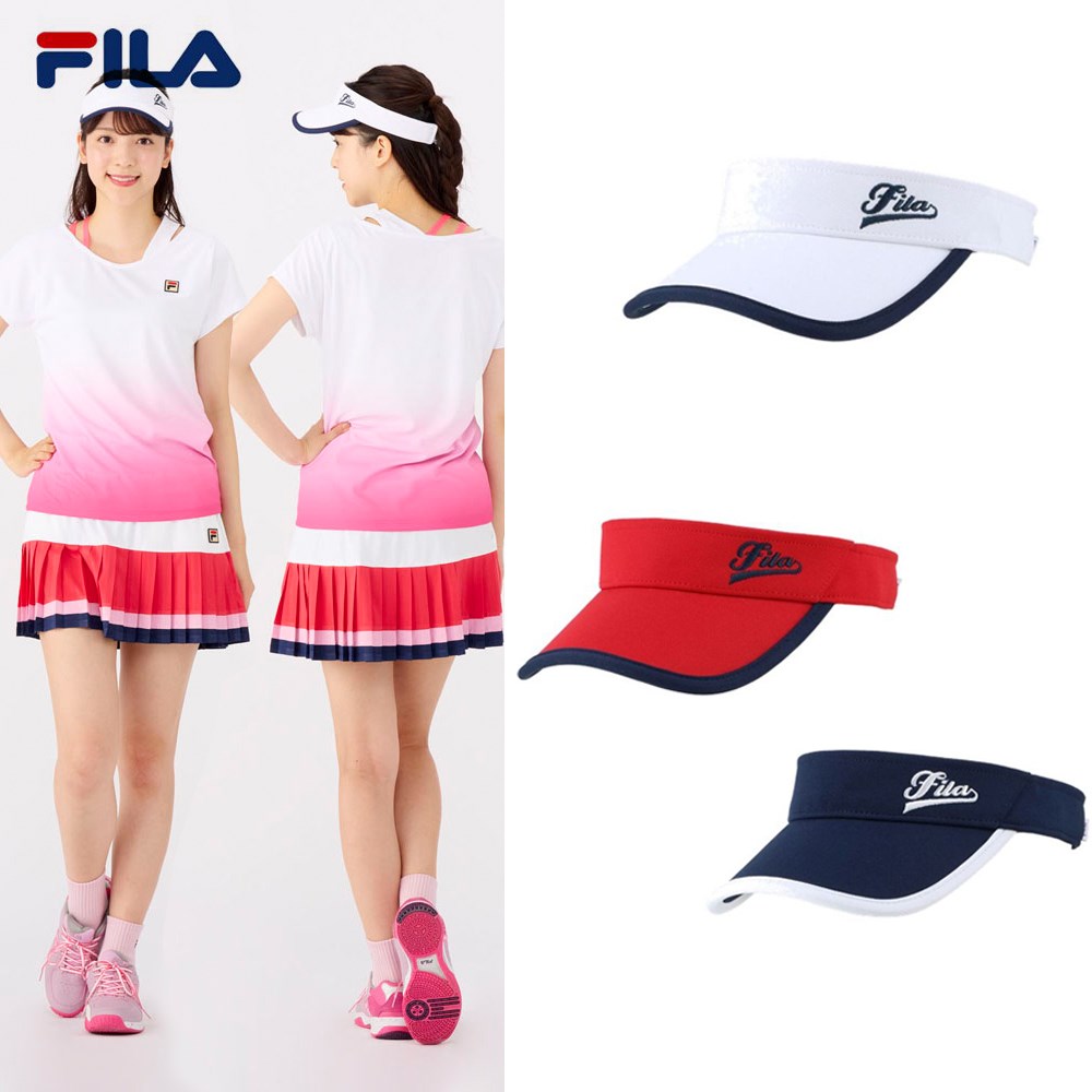 【全品10%OFFクーポン▼〜4/16】フィラ FILA テニスキャップ・バイザー レディース サンバイザー VL9225 2022SS