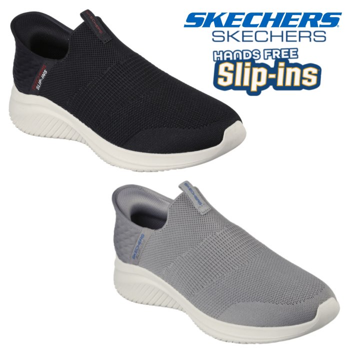 スケッチャーズ SKECHERS 232450 スリップインズ：ウルトラ フレックス 3.0 - スムース ステップ メンズ スリッポン 手を使わずに 履ける カジュアル ローカット 靴 手を使わずに履ける 靴 メンズ