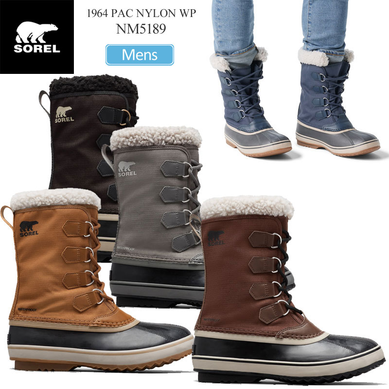 ソレル SOREL スノーブーツ メンズ 1964パックナイロンウォータープルーフ 1964 PAC NYLON WP NM5189 2024AW wbt【靴】2410ripe【返品交換・ラッピング不可】_wts25