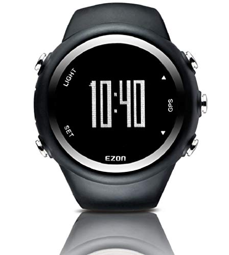 ランニングウォッチ GPS 腕時計 デジタル ウォッチ 防水 軽量 Bluetooth搭載 歩数計 EZONT031B01