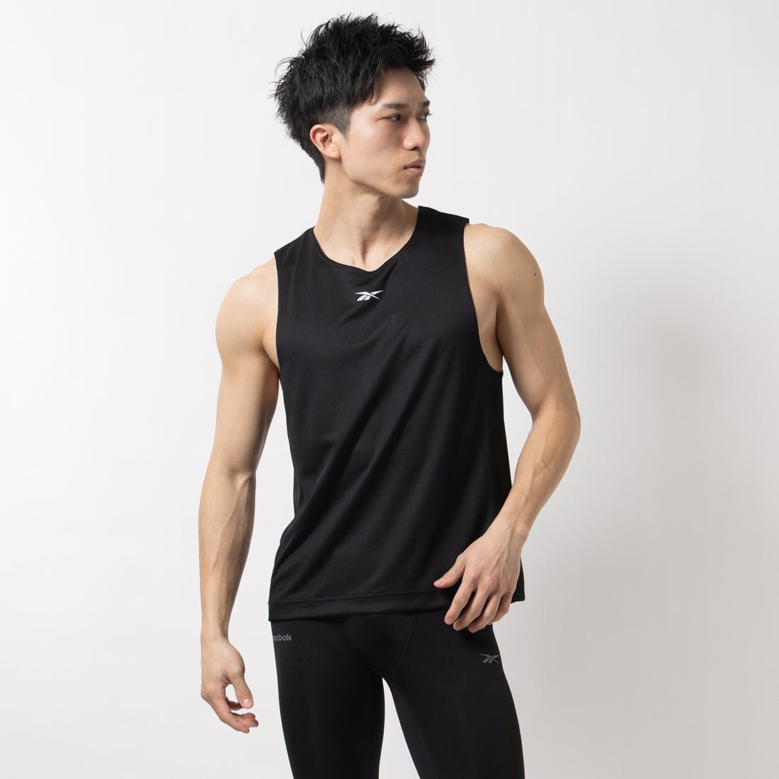【SALE／41%OFF】Reebok クラシック バスケットボール メッシュ タンクトップ / BASKETBALL MESH TANK リーボック トップス ノースリーブ・タンクトップ ネイビー レッド ブラック