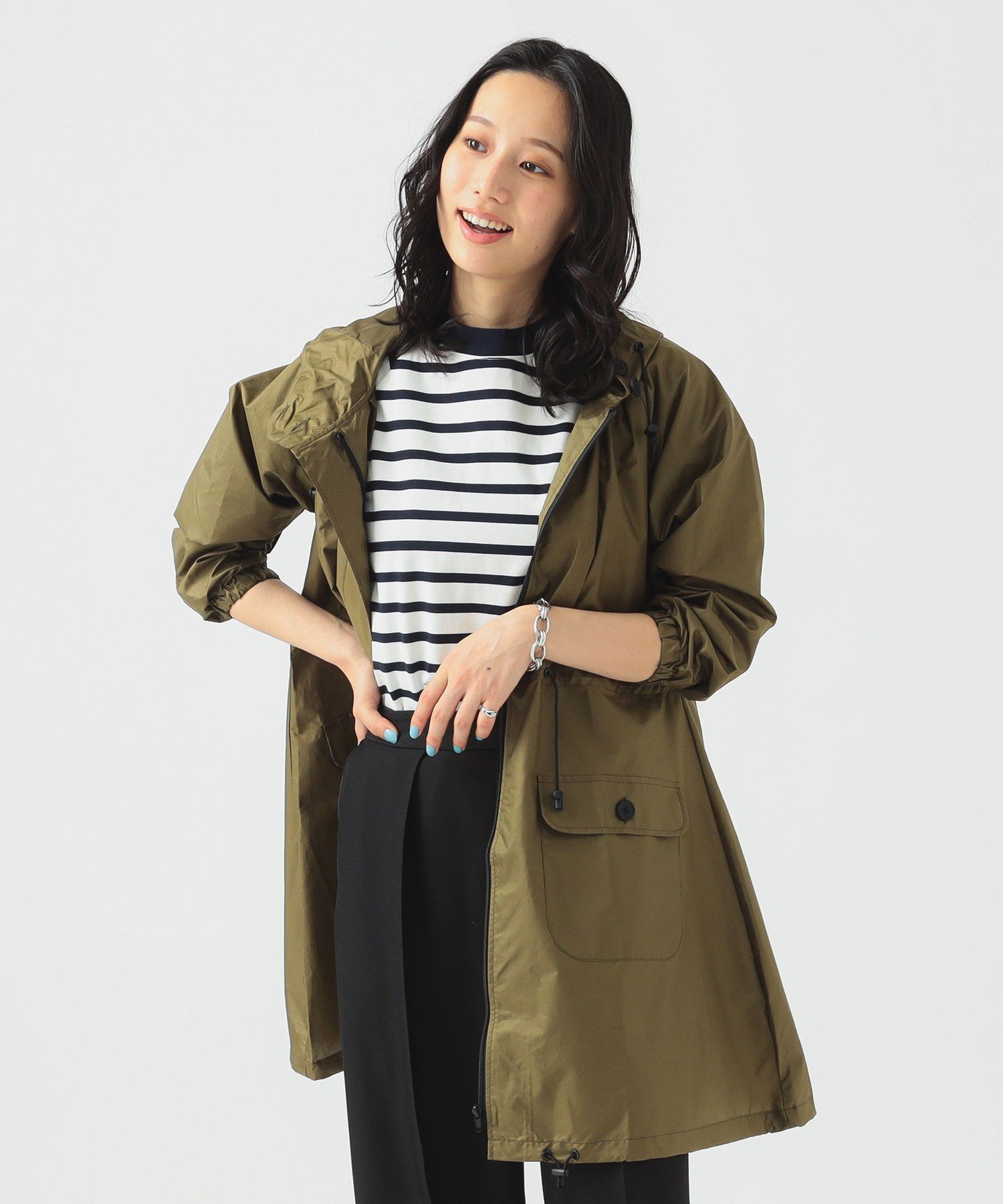 B:MING by BEAMS B:MING by BEAMS / NEW モッズ レインコート レイングッズ 雨 ビーミング ライフストア バイ ビームス ジャケット・アウター レインコート ベージュ ネイビー【送料無料】