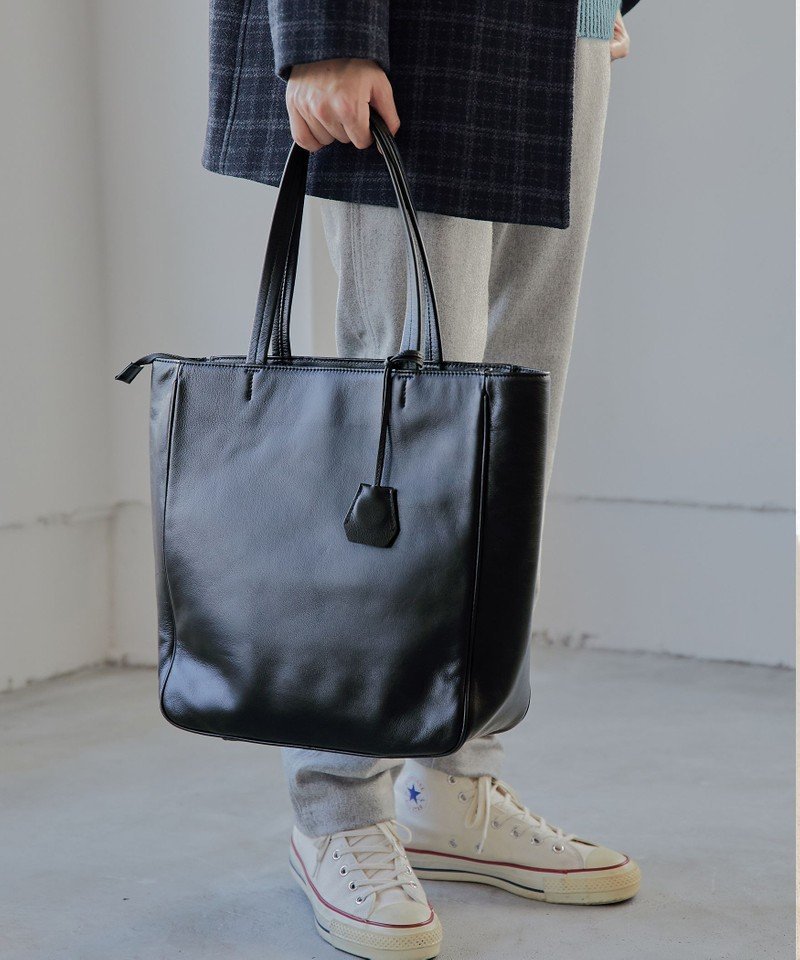 UNITED ARROWS green label relaxing SC GLR ファンクショナル レザー トート タテ ユナイテッドアローズ グリーンレーベルリラクシング バッグ トートバッグ ブラック ブラウン ネイビー【送料無料】