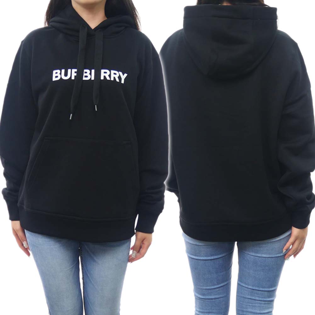BURBERRY バーバリー プルオーバー パーカー 8054386 1 POULER BRN レディース ブラック