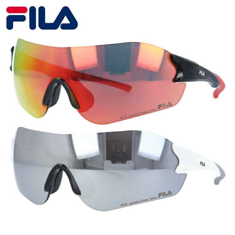 FILA サングラス スポーツ ミラーレンズ アジアンフィット FILA FLS 4002 全2カラー 135サイズ ランニング ジョギング ゴルフ テニス ロードバイク 自転車 釣り アウトドア キャンプ BBQ UVカット 紫外線 メンズ レディース プレゼント