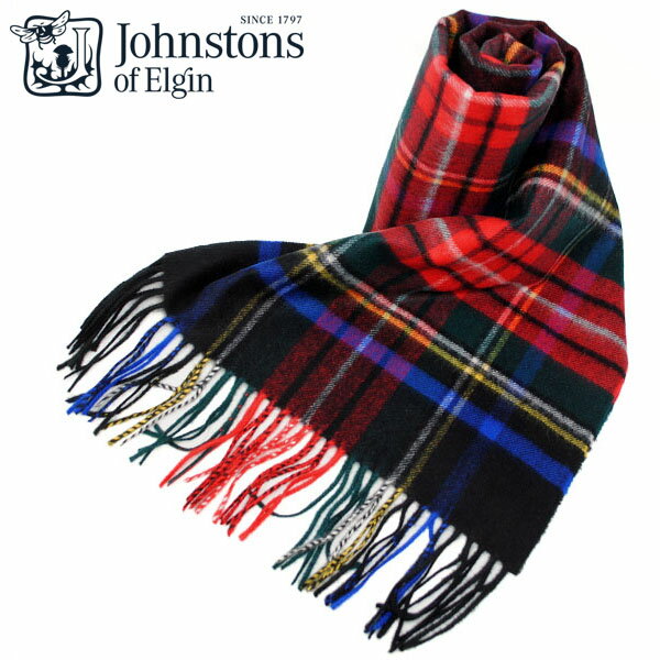 Johnstons ジョンストンズ 中判 マフラー メンズ レディース カシミヤ ストール WA000057KU0324 タータンチェック マルチカラー 人気 ブランド ジョンストンズマフラー マフラーブランド カシミアマフラー お洒落 おしゃれ おすすめ 男性 女性